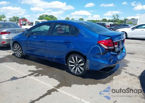 2015 Honda Civic Ex-L из США, поврежденный, VIN 2HGFB2F97FH543597